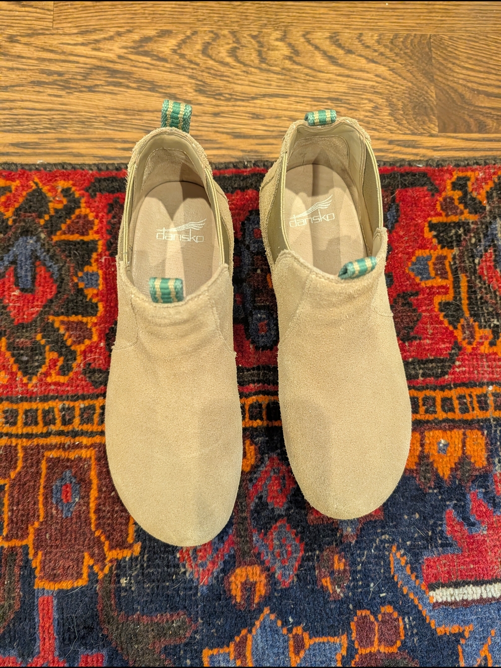 Brown Suede Clog Boots Size 39 Good Condition
